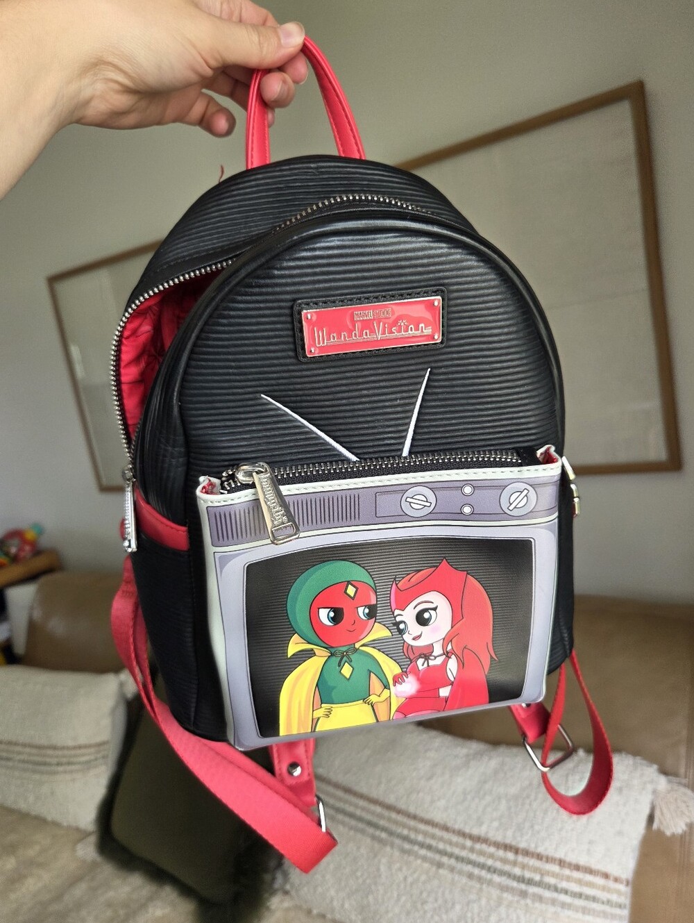 Loungefly Marvel WandaVision Classic Costumes Mini Backpack